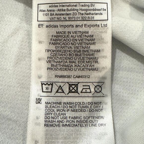 Adidas Argentina Soccer Jersey Youth M AFA FIFA White Blue Climalite Football - Picture 8 of 9